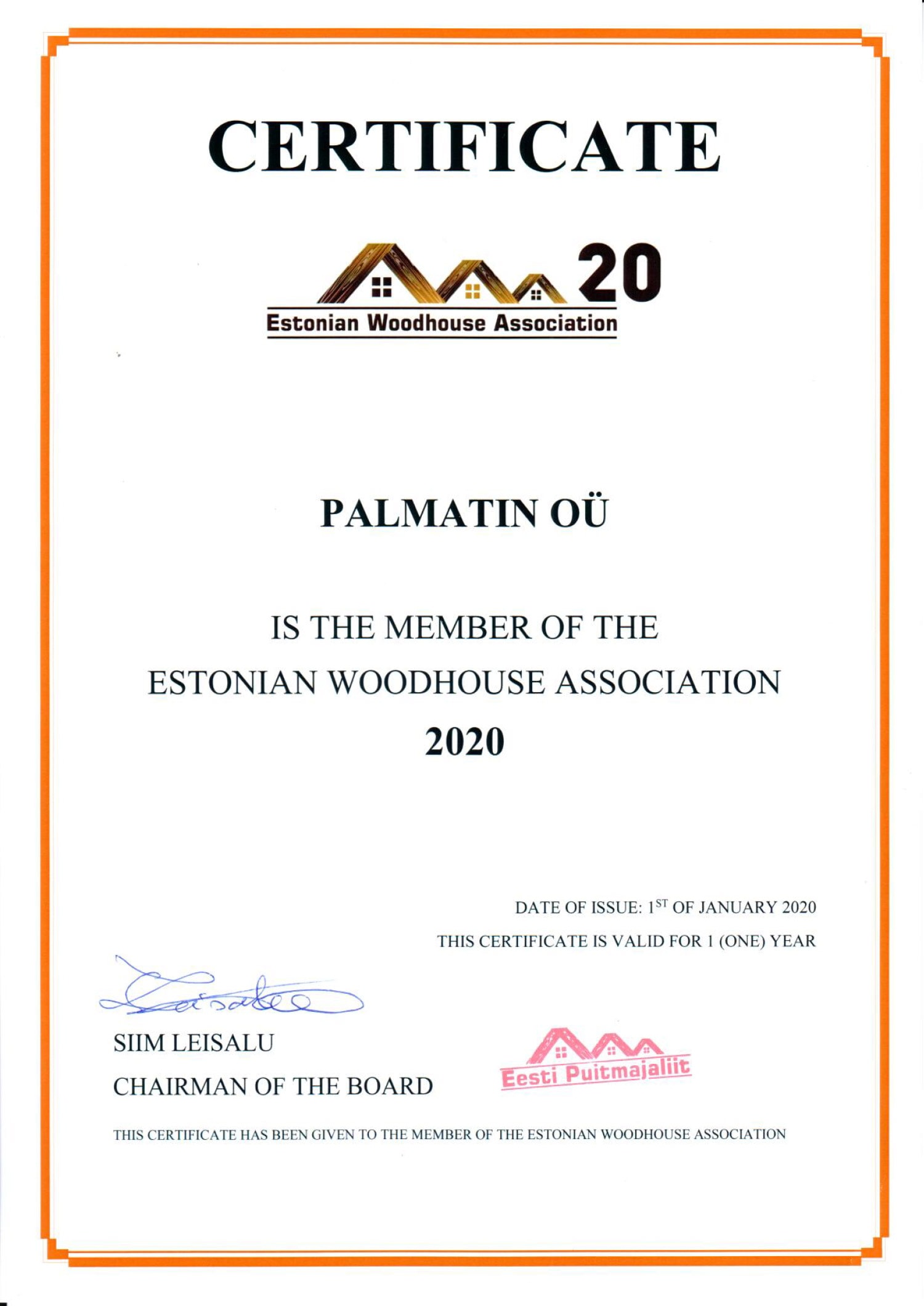 Holzhausbau - Zertifikate und Mitgliedschaften